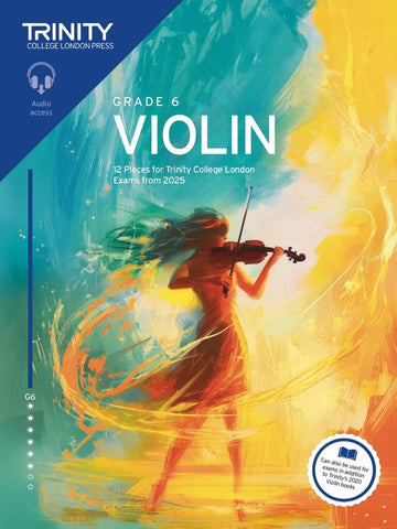 Trinity Violin Exam Pieces from 2025 Grade 6