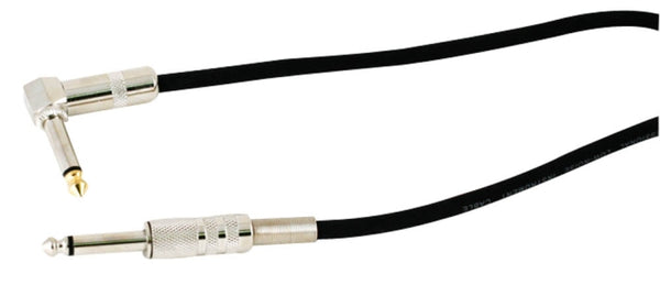 TGI Guitar Cable 6m / 20ft Right angled Jack