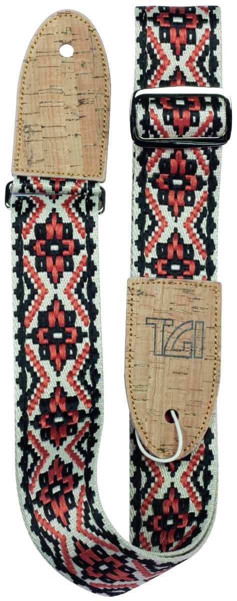 TGI TGSV01C Strap Woven Cotton. Vegan. Red