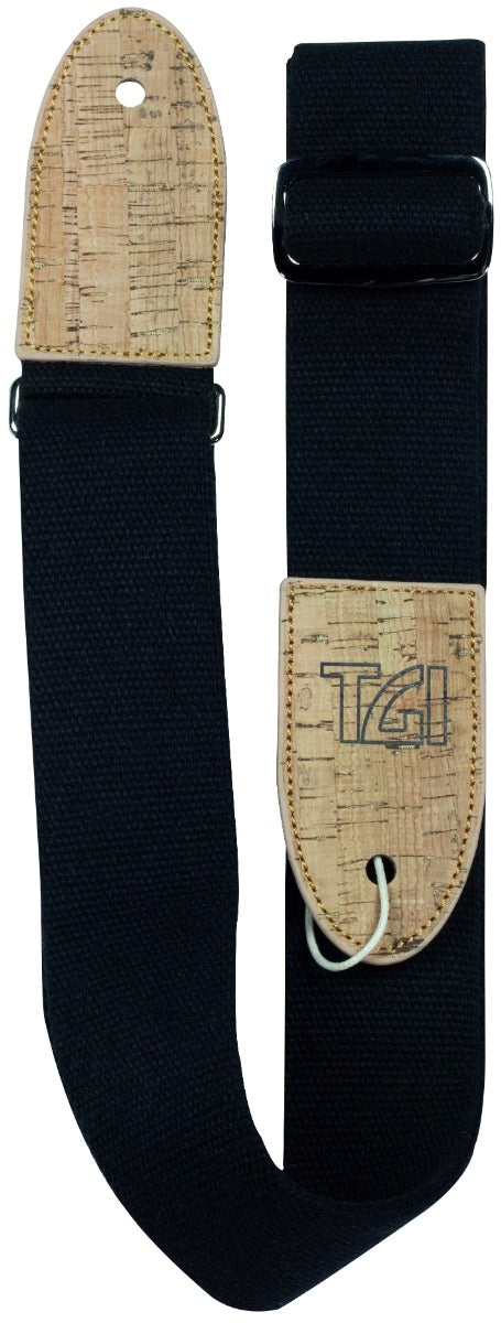 TGI TGSV01D Strap Woven Cotton. Vegan. Black