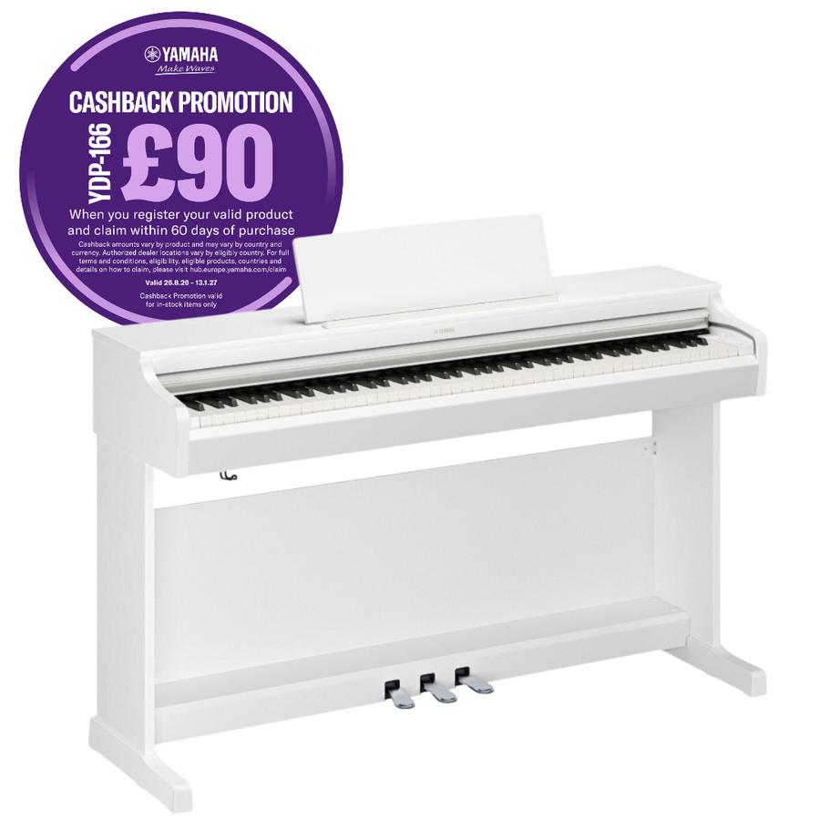 Yamaha YDP-166 White Digital Piano