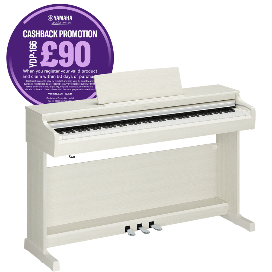 Yamaha YDP-166 White Birch Digital Piano