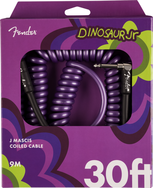 Fender J Mascis Coil Cable, 30', Purple