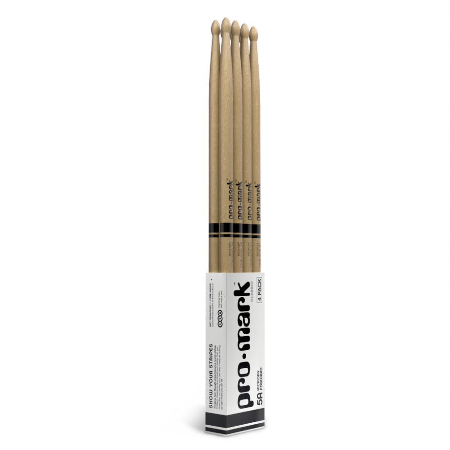 Promark 5A Wood Tip (4 Pair Value Pack)
