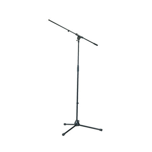 K&M 210/2 Microphone Stand And Boom Arm Black