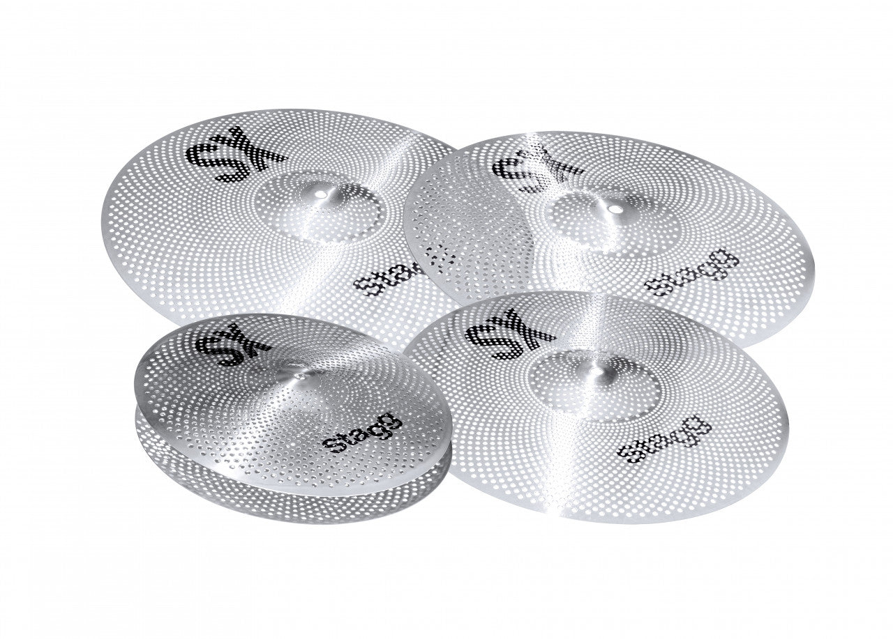 Stagg SXM Low Volume Cymbal Set (14/16/18/20) & Bag