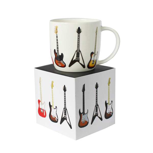 Rock Club Boxed Mug Guitars Mixed