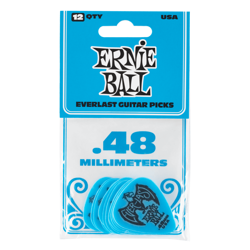 Ernie Ball Everlast picks .48mm (12 Pack)
