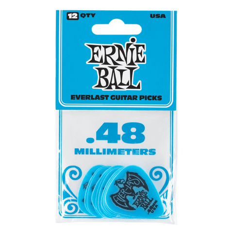 Ernie Ball Everlast picks .48mm (12 Pack)