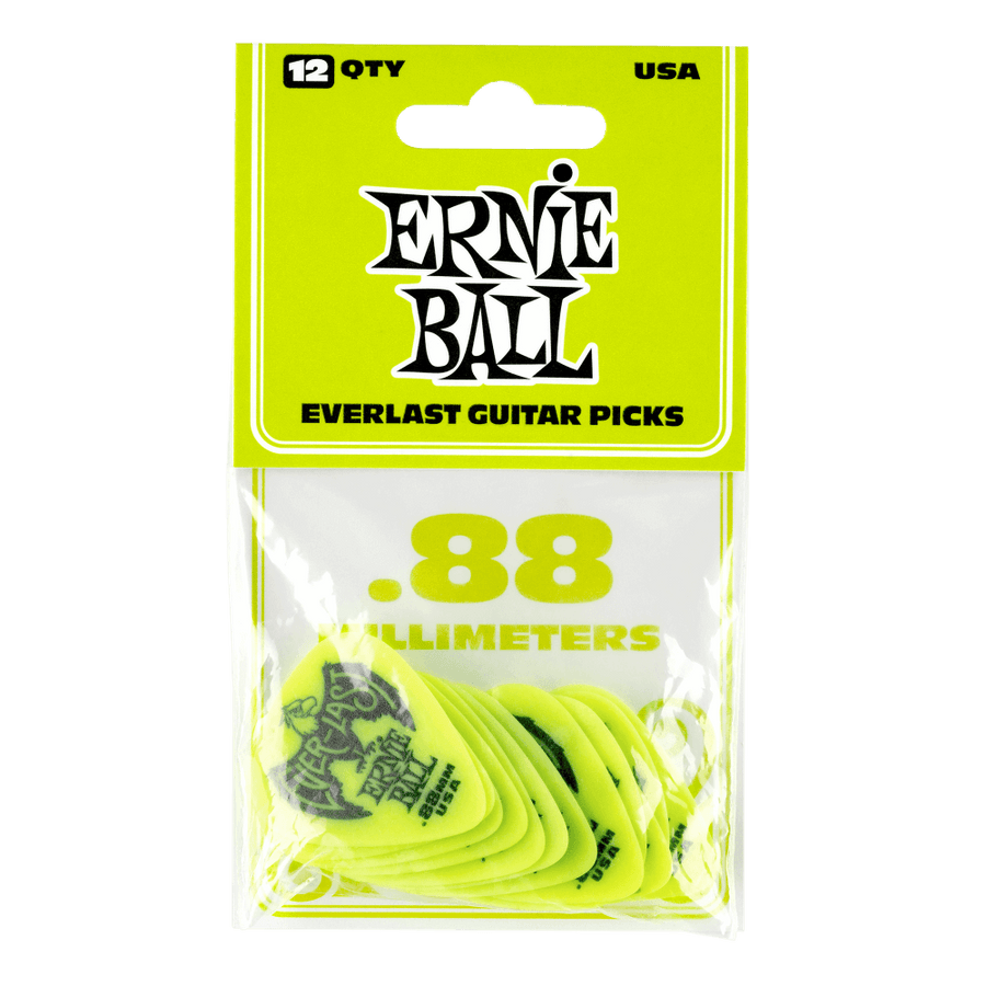 Ernie Ball Everlast picks .88mm (12 Pack)