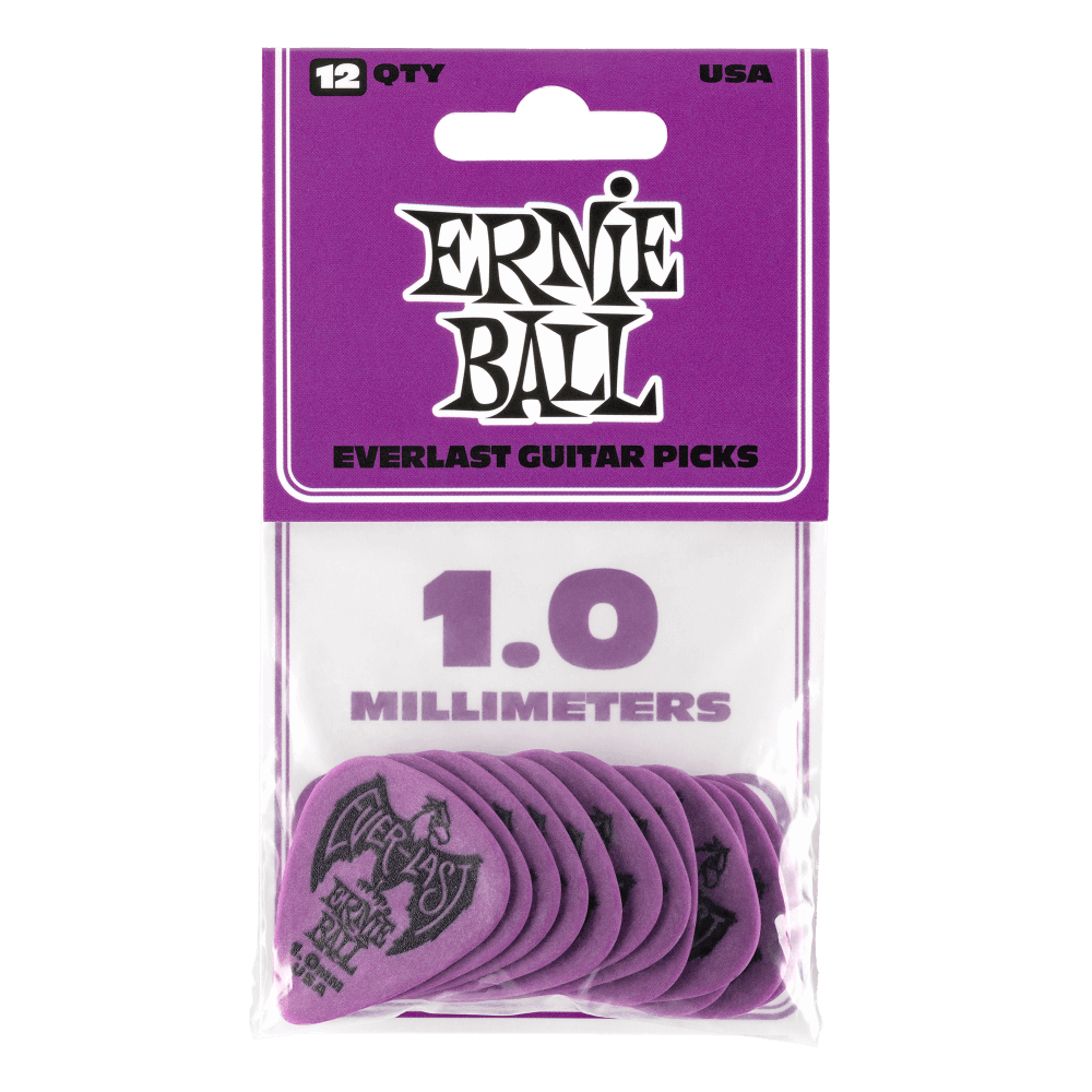 Ernie Ball Everlast picks 1.00mm (12 Pack)