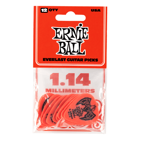 Ernie Ball Everlast picks 1.14mm (12 Pack)