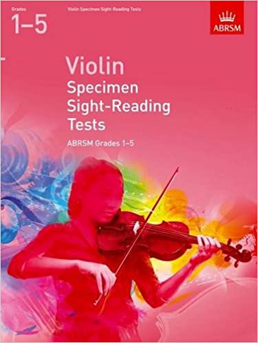 ABRSM Specimen Sight-Reading Tests Violin Grades 1-5 From 2012