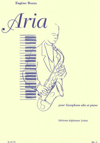 Bozza Aria for Alto Saxophone & piano