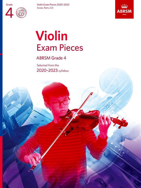 ABRSM Violin Exam Pieces 2020-2023 Grade 4 Score Part & CD