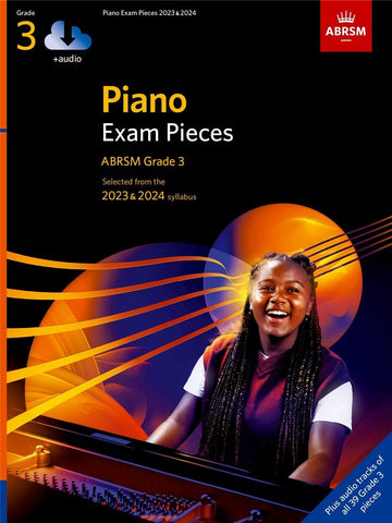 ABRSM Piano Exam Pieces 2023 & 2024 Grade 3 with audio
