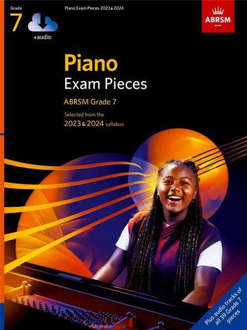 ABRSM Piano Exam Pieces 2023 & 2024 Grade 7 with audio