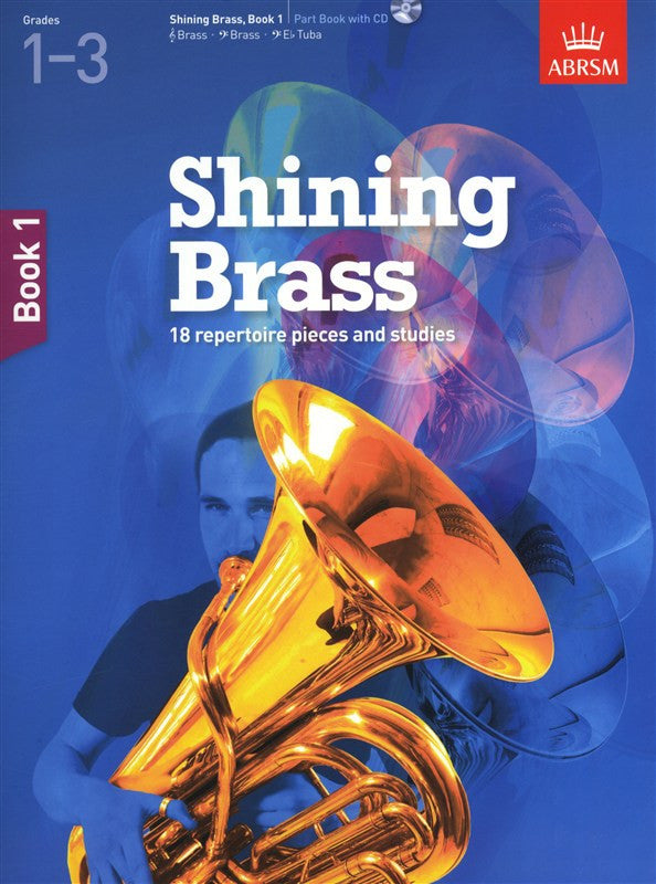 ABRSM Shining Brass Book 1 Part Grades 1-3 with Audio