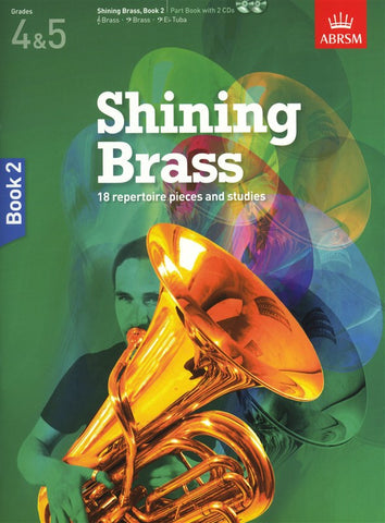 ABRSM Shining Brass Book 2 Part Book/2CDs Grades 4-5