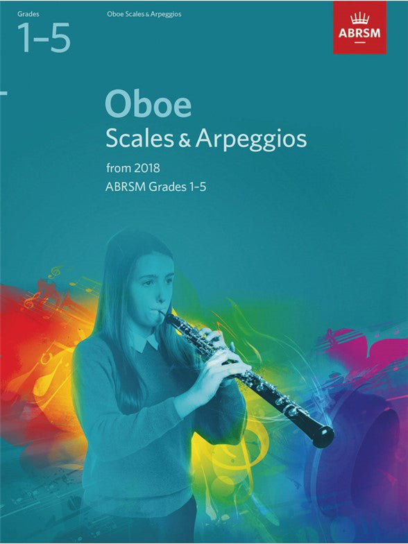 ABRSM Oboe Sight & Arpeggios Grades 1–5 from 2018