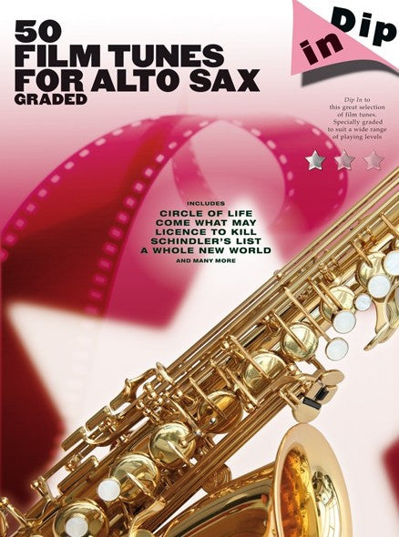 Dip In 50 Film Tunes Alto Saxophone