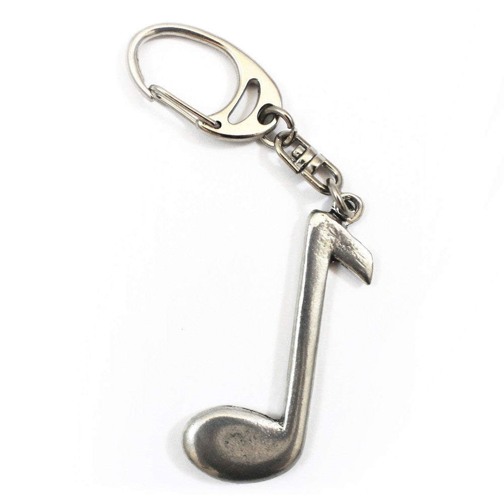Pewter Note Keyring