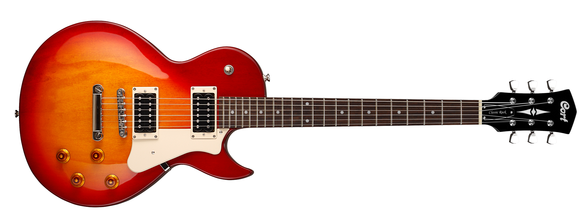 Cort CR100 Electric Guitar Cherry Red Burst