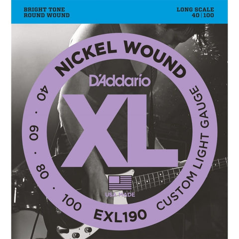 D'Addario EXL190 40-100 Bass Strings