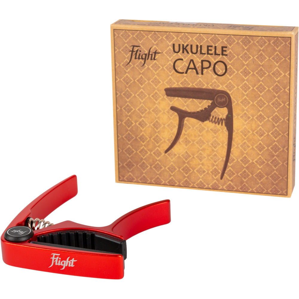 Flight Ukulele Capo Red