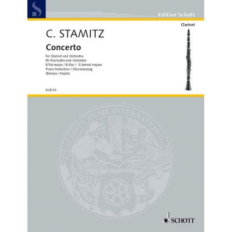 Stamitz Concerto Bbmaj Clarinet & Piano