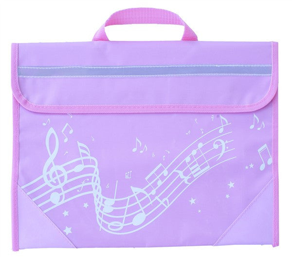 Musicwear Wavy Stave Music Bag Pink