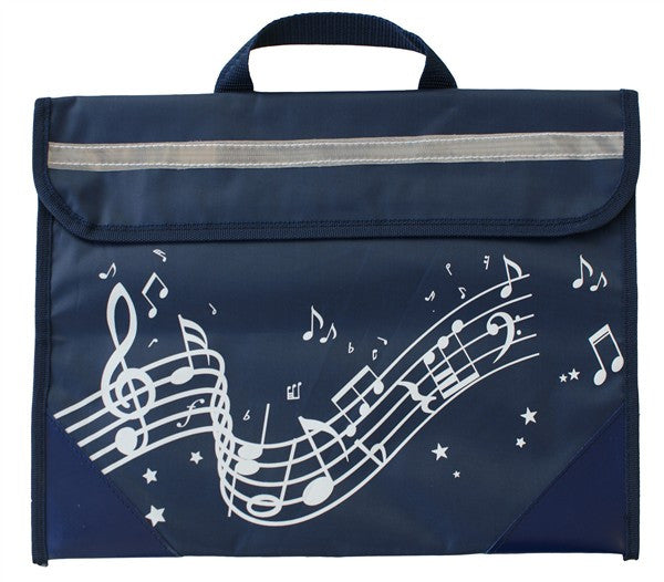 Musicwear Wavy Stave Music Bag Navy Blue