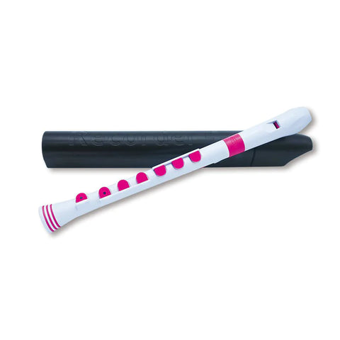 Nuvo Recorder+ White with Pink