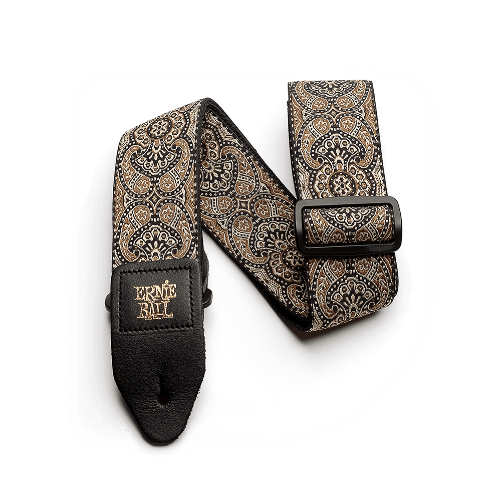 Ernie Ball P04163 Black & Gold Paisley