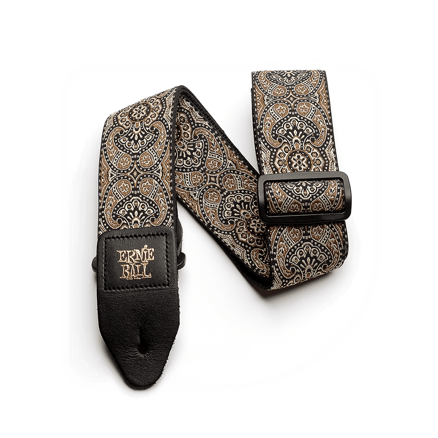 Ernie Ball P04163 Black & Gold Paisley