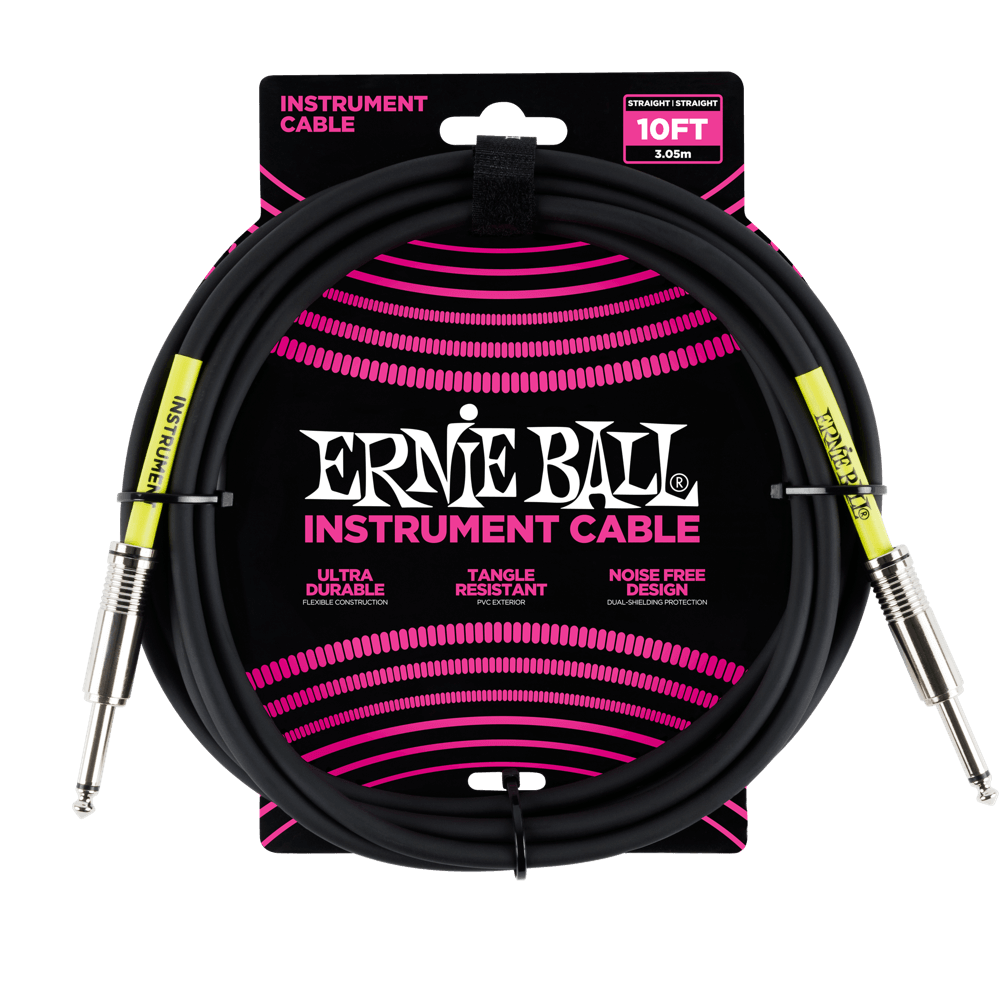 Ernie Ball 10ft Classic Cable Black SS