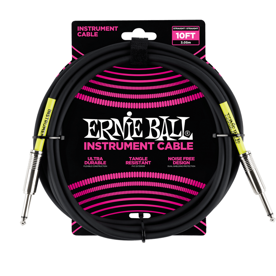 Ernie Ball 10ft Classic Cable Black SS