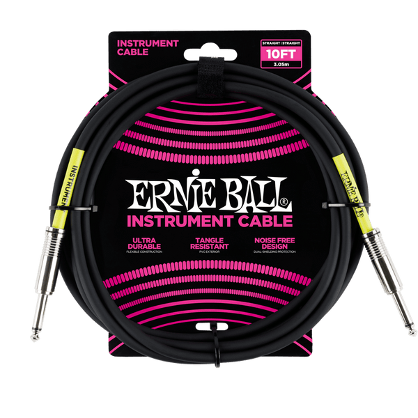 Ernie Ball 10ft Classic Cable Black SS
