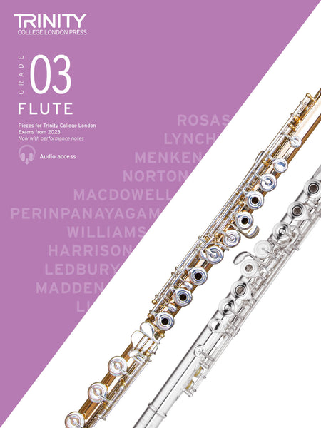 Flute Exam Pieces Grade 3 from 2023 Score & Part