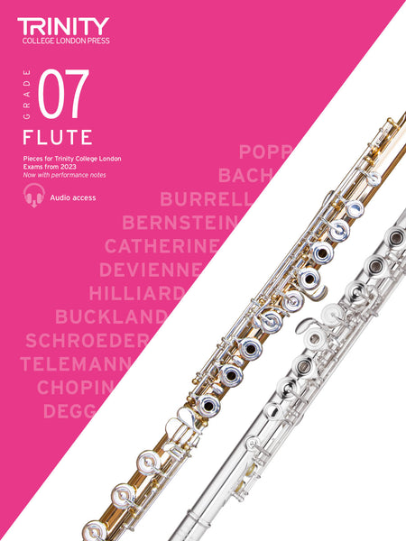 Flute Exam Pieces Grade 7 from 2023 Score & Part