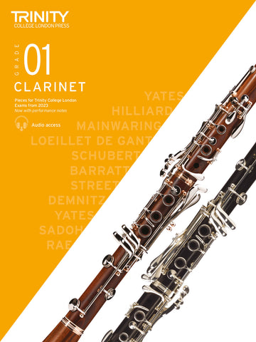 Clarinet Exam Pieces Grade 1 from 2023 Score & Part