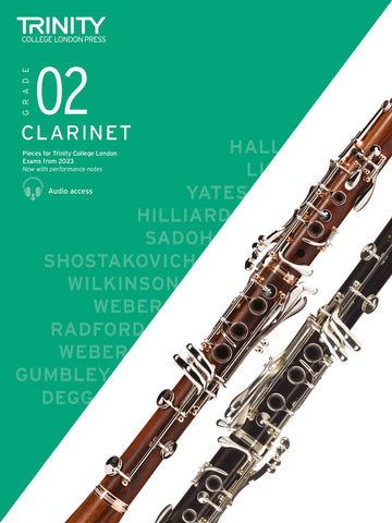 Clarinet Exam Pieces Grade 2 from 2023 Score & Part