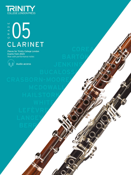 Clarinet Exam Pieces Grade 5 from 2023 Score & Part
