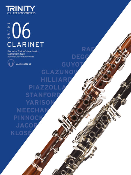 Clarinet Exam Pieces Grade 6 from 2023 Score & Part