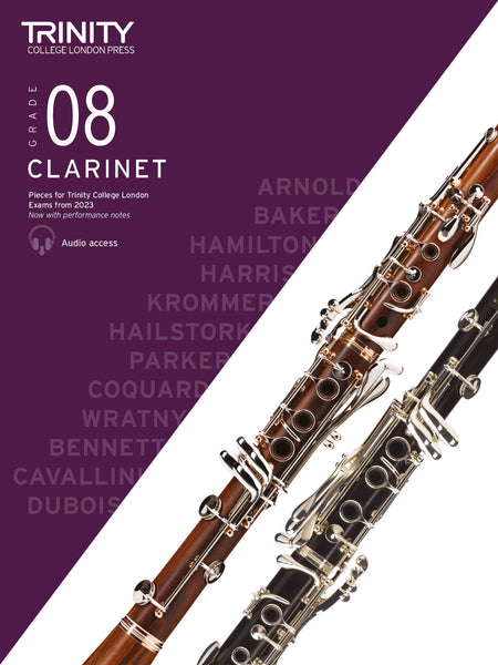Clarinet Exam Pieces Grade 8 from 2023 Score & Part