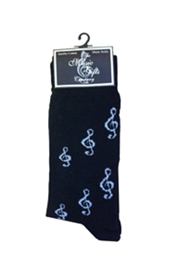 Treble Clefs Musical Socks