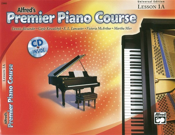 Alfred's Premier Piano Course, Universal Edition Lesson 1A: Piano Book