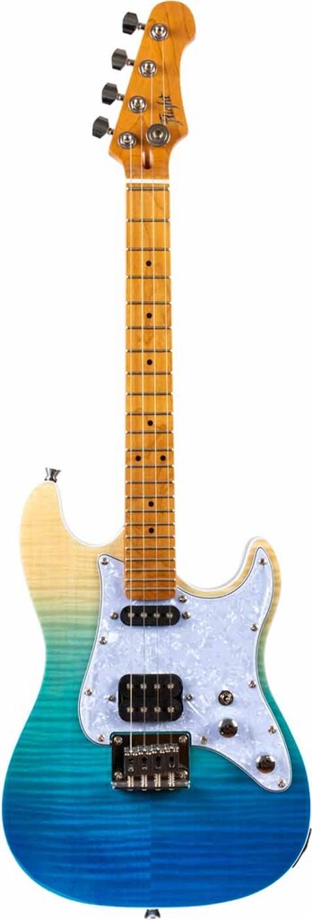 PATHFINDER TENOR ELECTRIC UKULELE TRANS BLUE