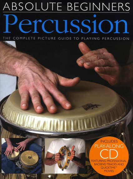 Absolute Beginners Percussion Book and CD