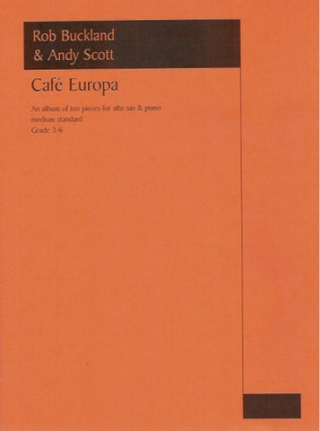 Cafe Europa For Alto Saxophone And Piano